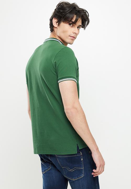 Superdry. - Superdry code polo shirt - dark green