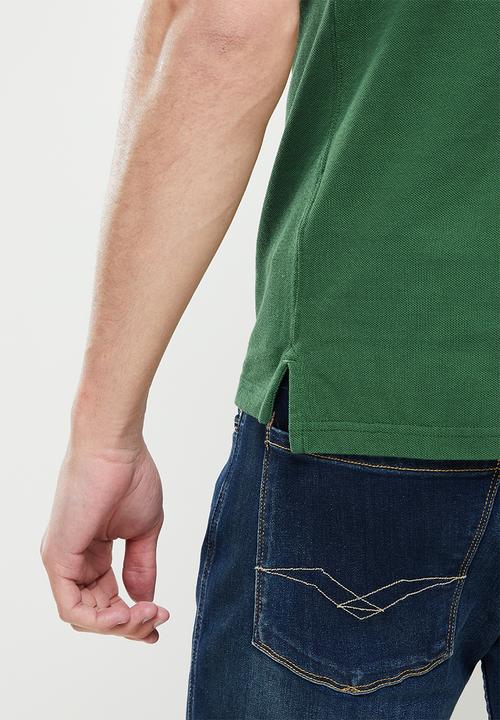 Superdry. - Superdry code polo shirt - dark green