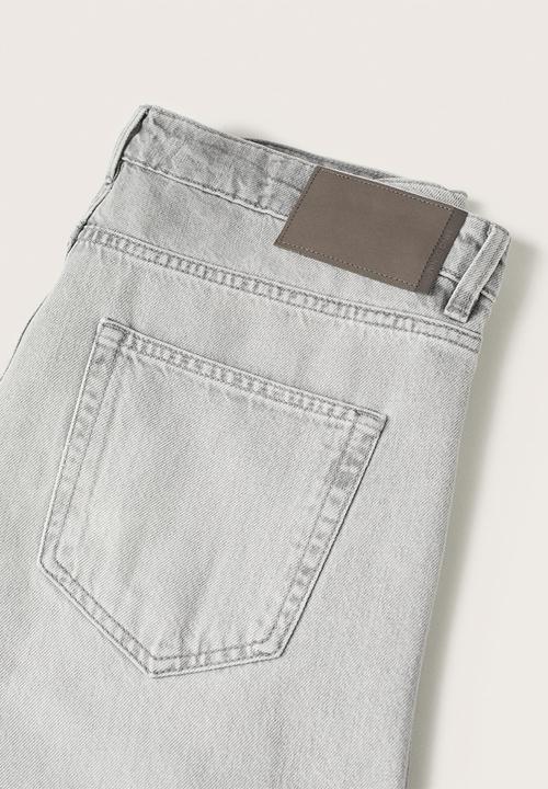 MANGO - Ben tapered-fit jeans - grey denim