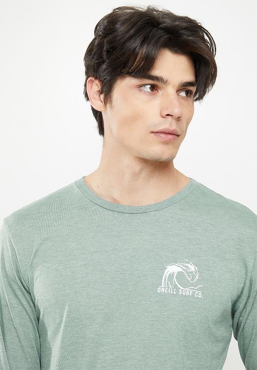 O'Neill - Amped long sleeve tee - green gables melange