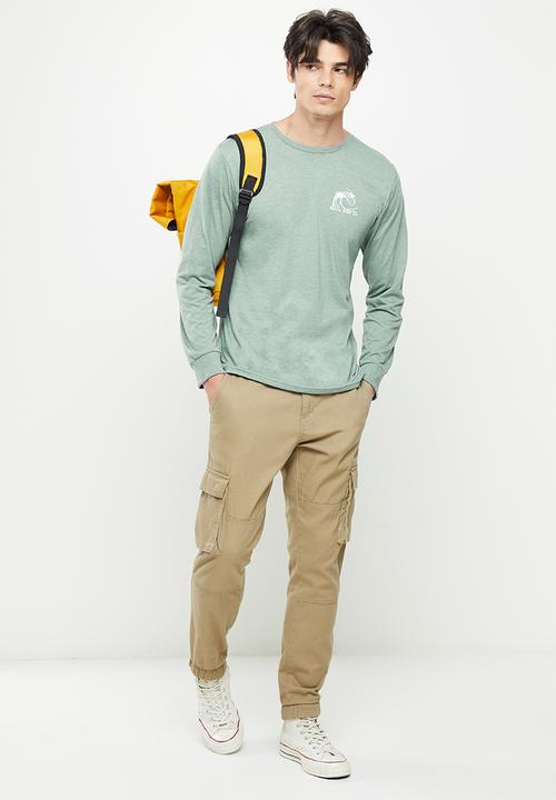O'Neill - Amped long sleeve tee - green gables melange