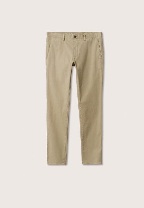 MANGO - Barna Slim fit  chino trousers - beige