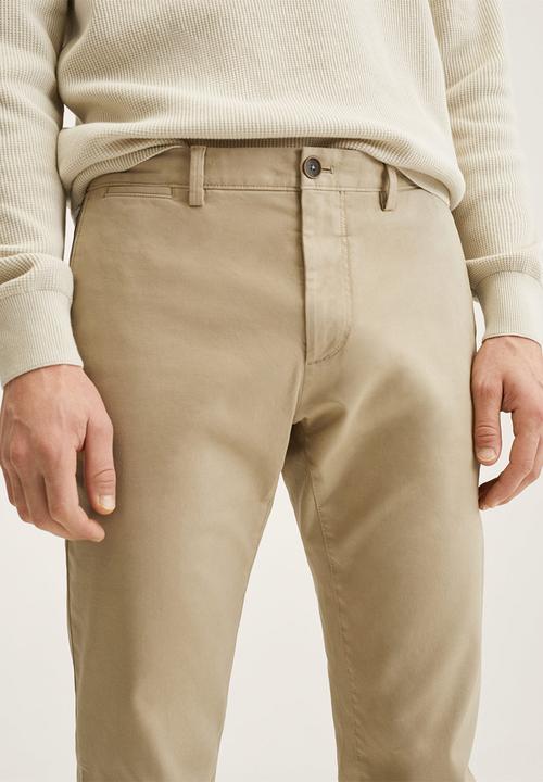 MANGO - Barna Slim fit  chino trousers - beige