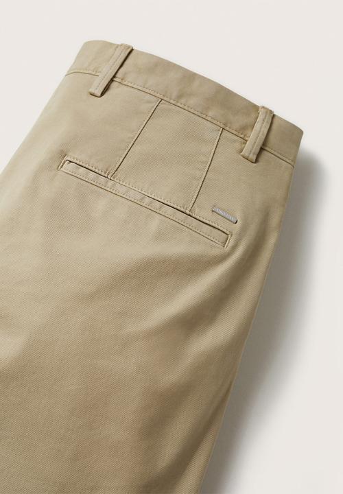 MANGO - Barna Slim fit  chino trousers - beige
