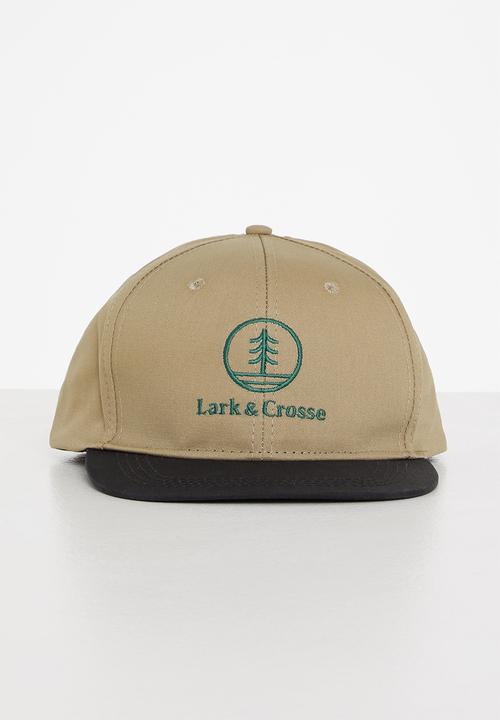Lark & Crosse - Snapback cap - black & stone