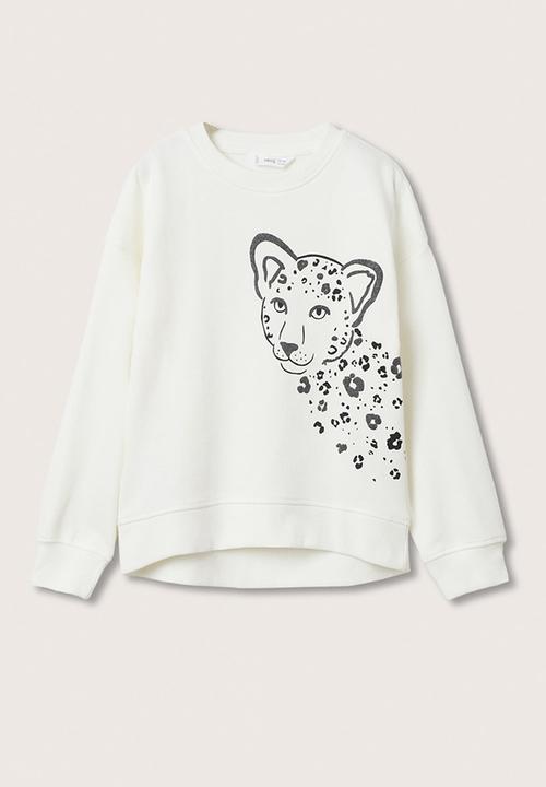 MANGO - Sweatshirt dublin - white