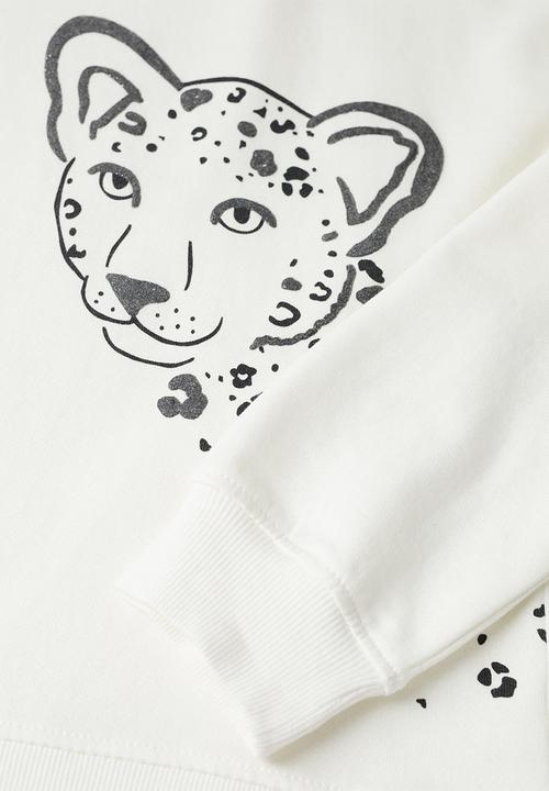 MANGO - Sweatshirt dublin - white