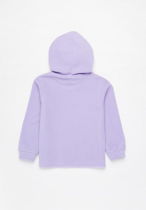 Pop Candy - 2 pack polar fleece hoodie set - beige & lilac