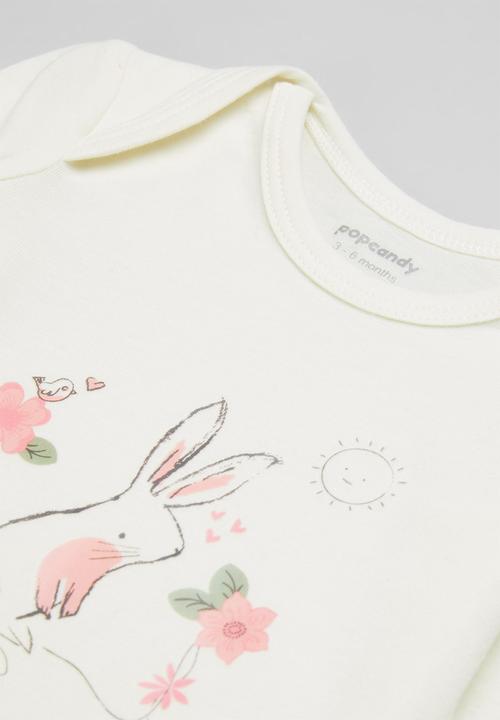 Pop Candy - Girls 2 pack design vests - grey & white