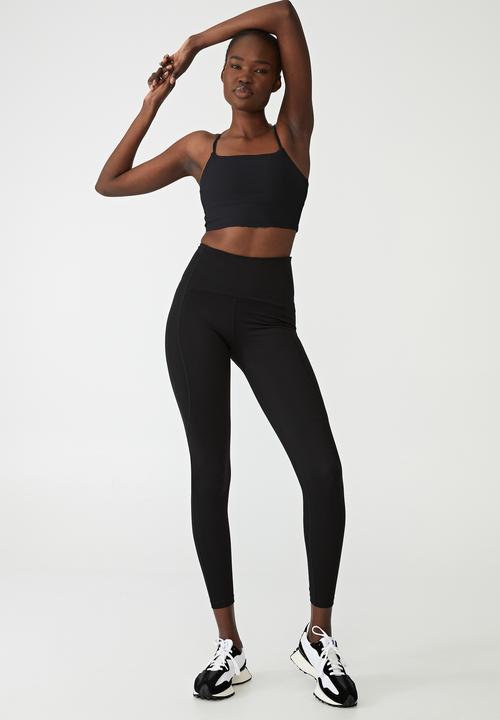 Cotton On - Compression full length tight - black