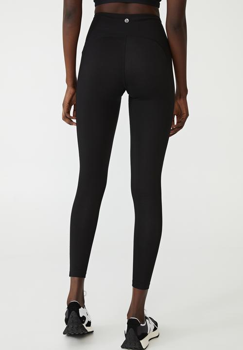 Cotton On - Compression full length tight - black