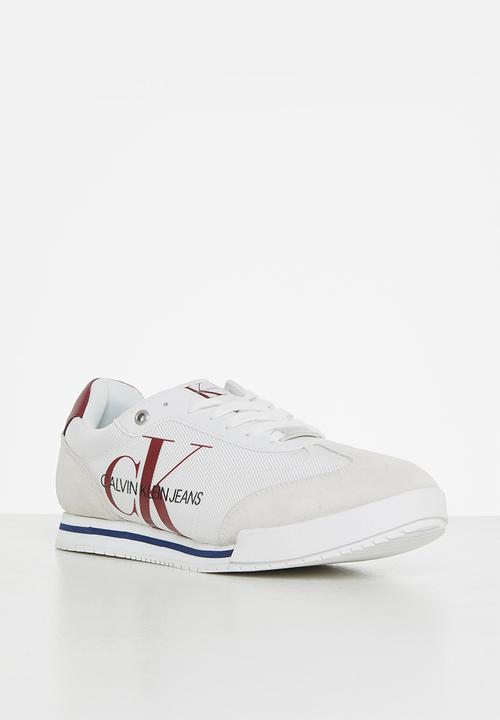 Calvin Klein - Ck low profile sneaker laceup mens - white