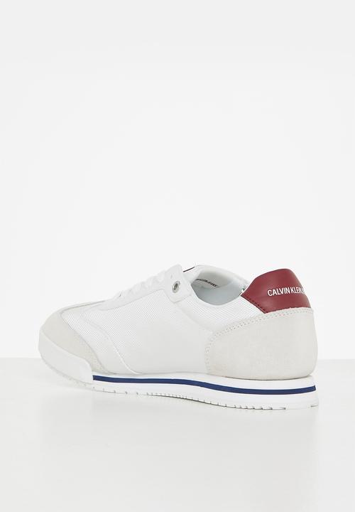 Calvin Klein - Ck low profile sneaker laceup mens - white
