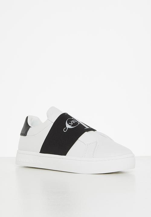 Calvin Klein - Ck cupsole elastic sneaker womens - white