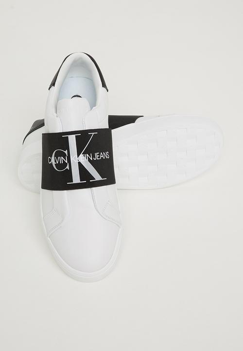 Calvin Klein - Ck cupsole elastic sneaker womens - white
