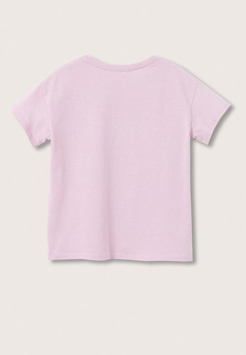 MANGO - T-shirt funny - purple