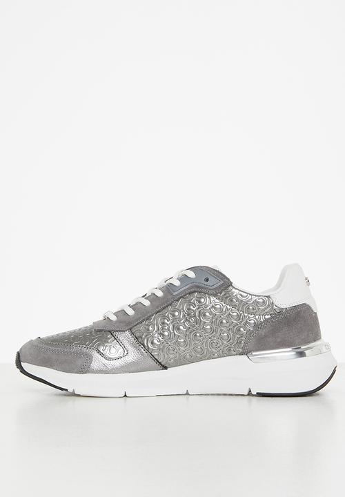 Calvin Klein - Ck flexi runner lace up mono mix womens - silver