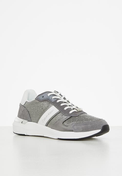 Calvin Klein - Ck flexi runner lace up mono mix womens - silver