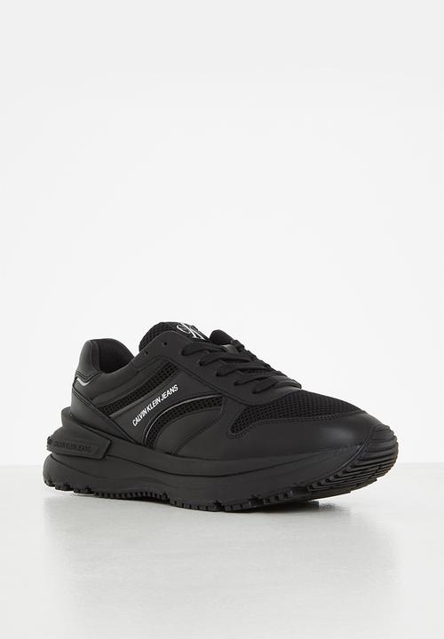 Calvin Klein - Ck runner laceup sneaker snap mens - black