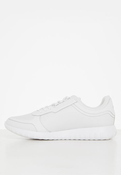 Calvin Klein - Ck runner laceup sneaker eva leather mens - white