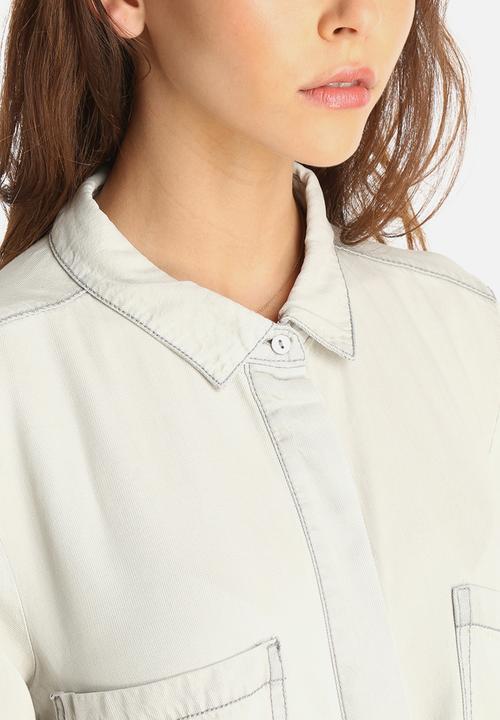 VILA - Cloud Oversized Denim Shirt