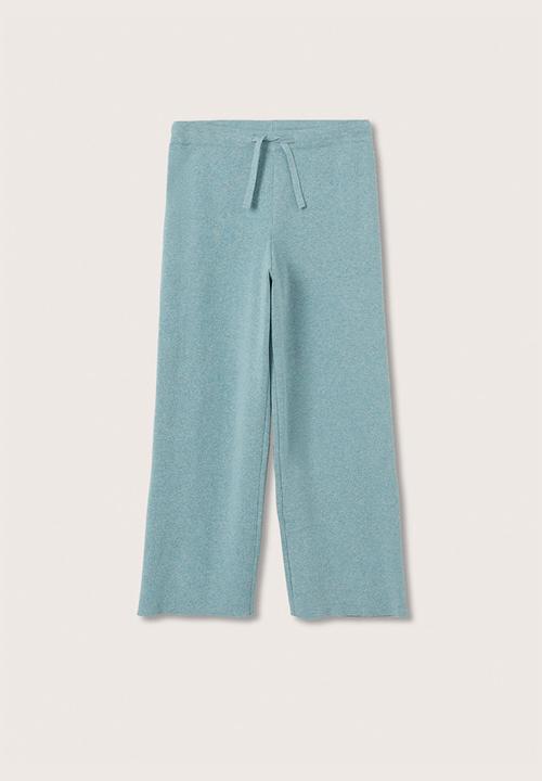 MANGO - Trousers dolly - green