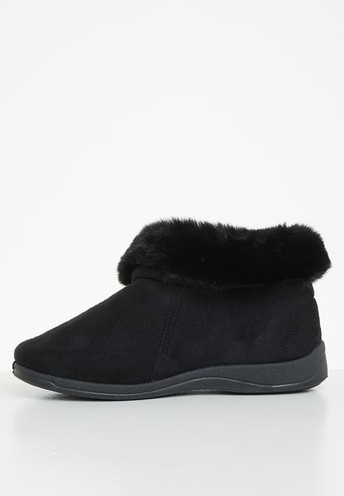 Hush Puppies - Sharon slipper boot - black 