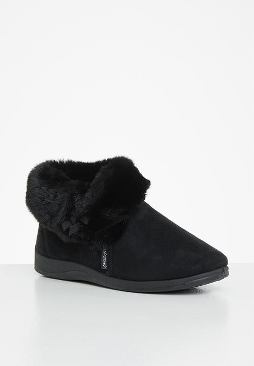 Hush Puppies - Sharon slipper boot - black 