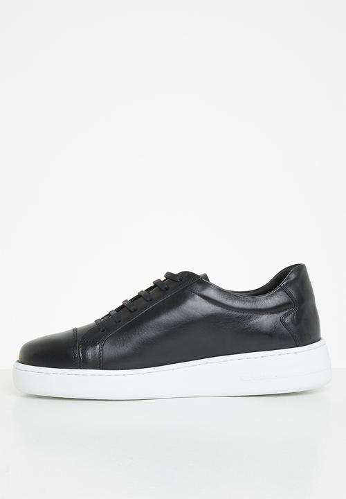 POLO - Fashion leather sneaker - black