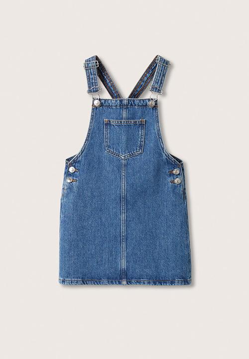 MANGO - Dungaree dress paula - blue