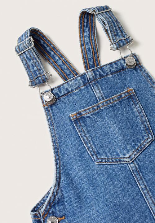 MANGO - Dungaree dress paula - blue