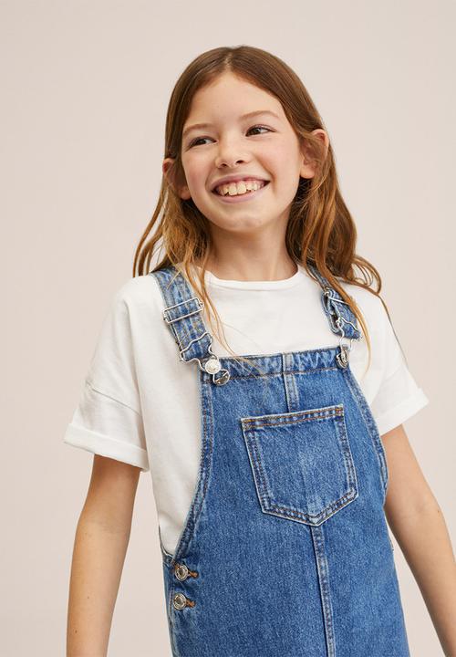 MANGO - Dungaree dress paula - blue