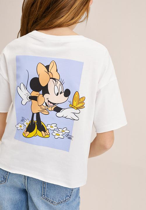 MANGO - T-shirt mnature - white