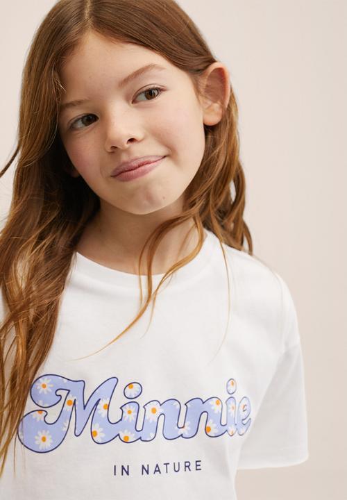MANGO - T-shirt mnature - white
