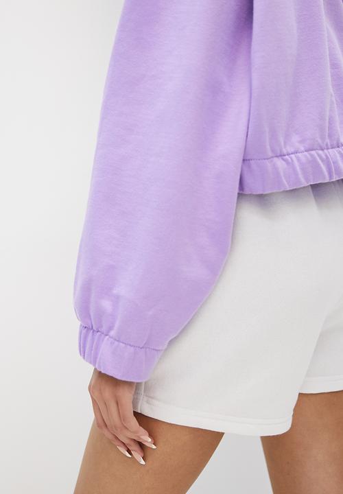 Blake - Zip thru hoodie - lilac