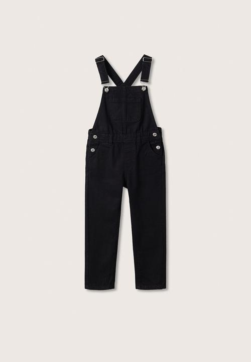 MANGO - Dungarees amara - black
