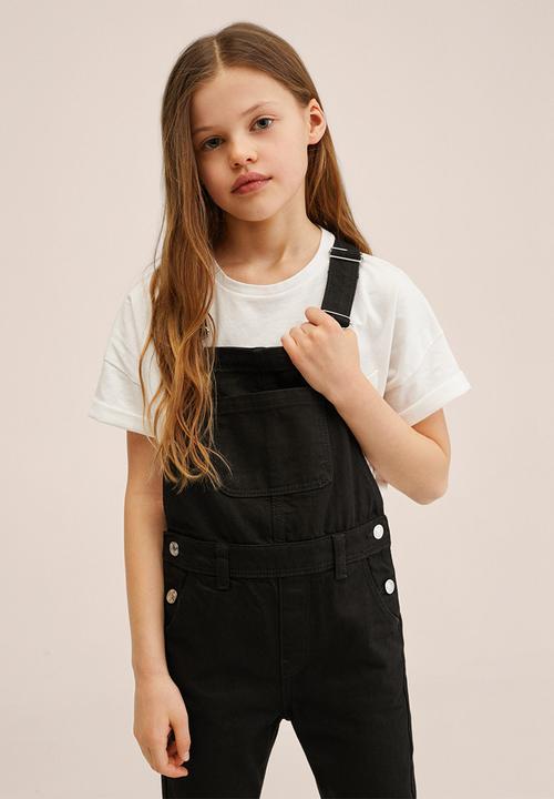 MANGO - Dungarees amara - black