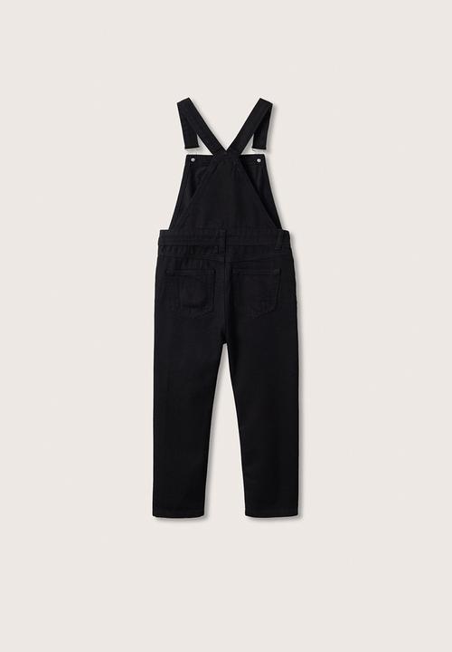 MANGO - Dungarees amara - black