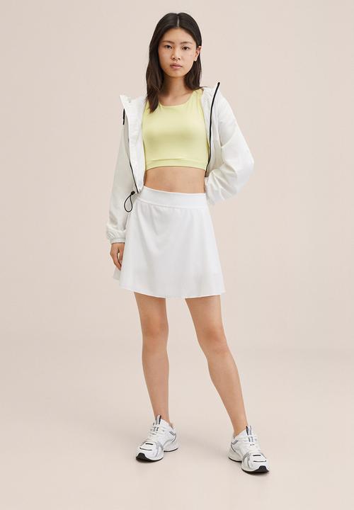 MANGO - Top mesh - yellow