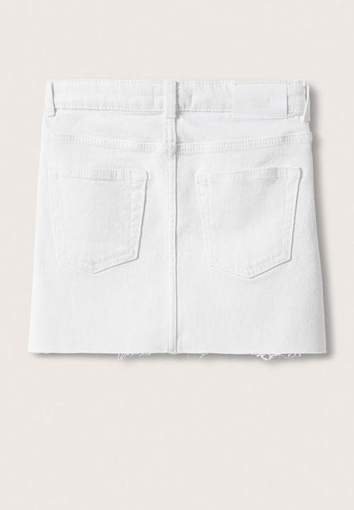 MANGO - Skirt sue - white