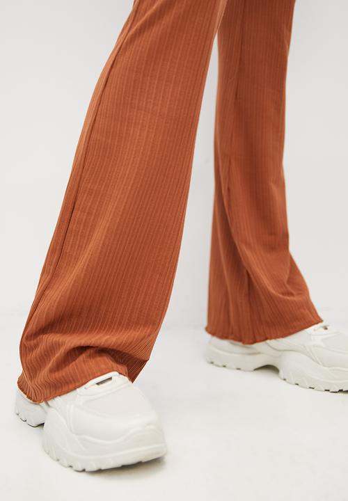 Blake - Co-ord flare leg - burnt orange