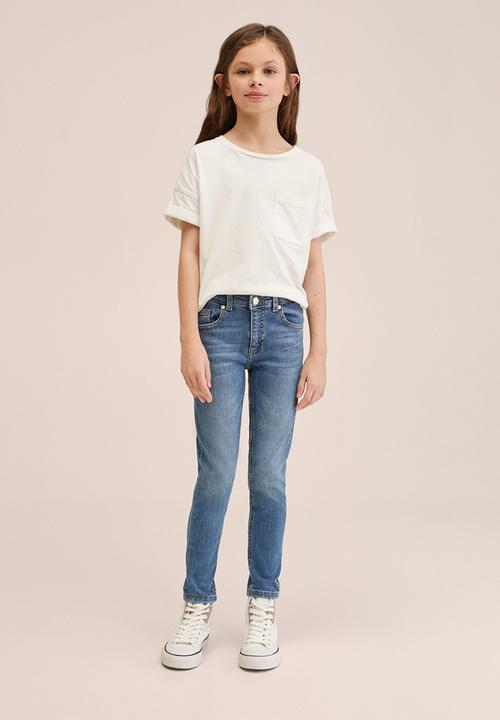MANGO - Jeans skinny - blue