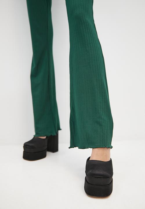 Blake - Co-ord flare leg - trekking green