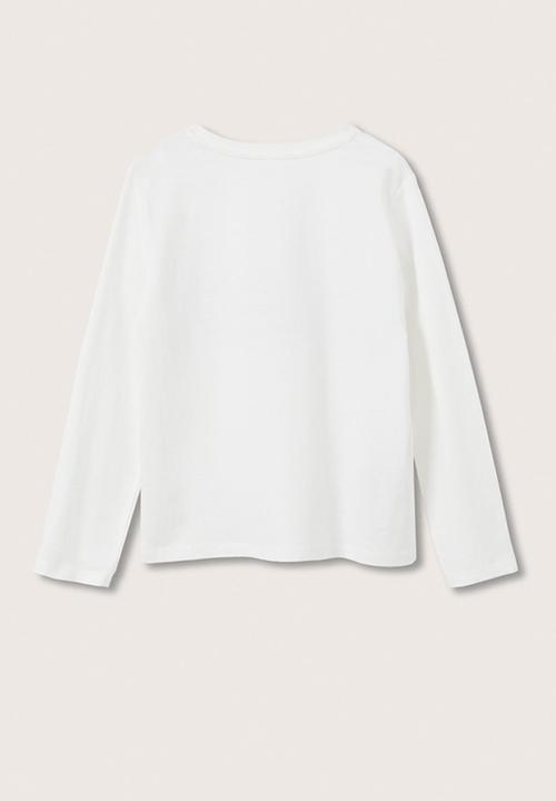 MANGO - T-shirt zoo - white