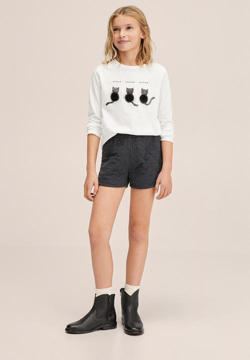 MANGO - T-shirt zoo - white