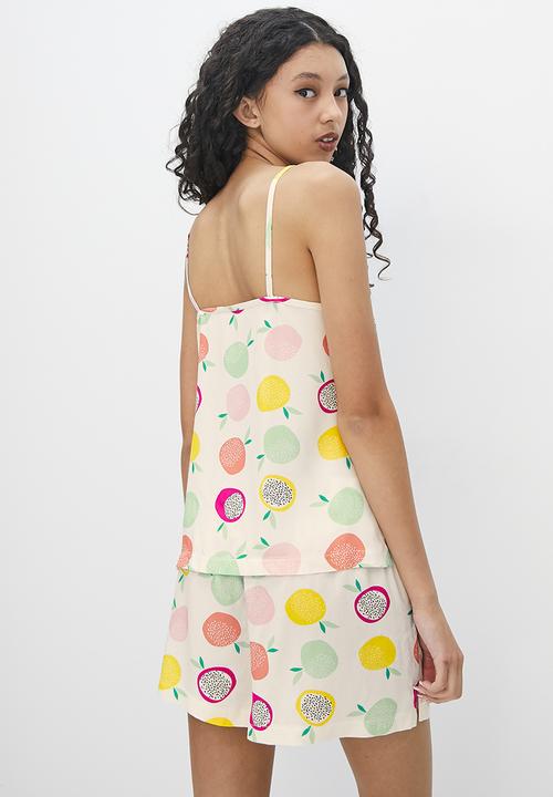Blake - Cami and short sleep set - fruit print