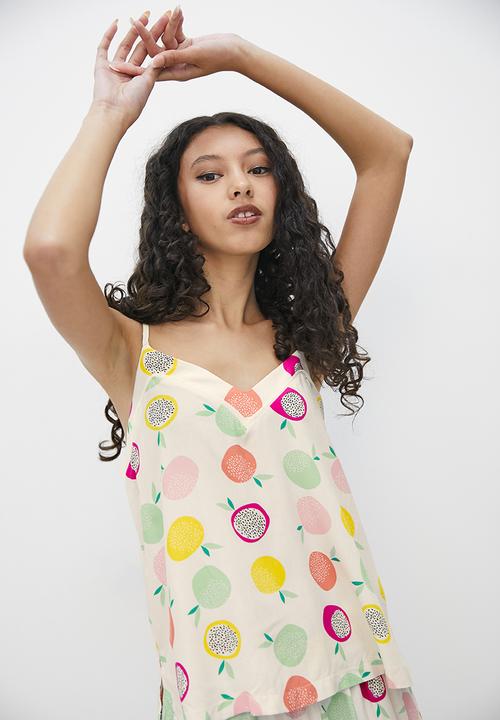 Blake - Cami and short sleep set - fruit print