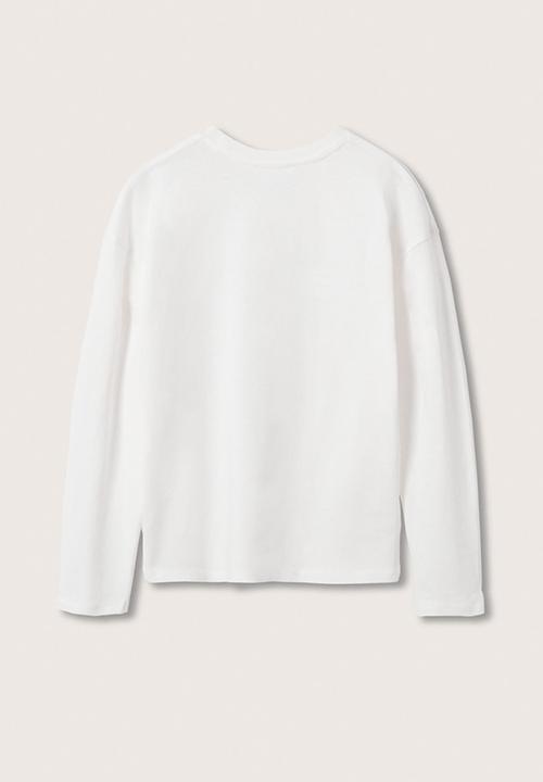 MANGO - T-shirt bea - white