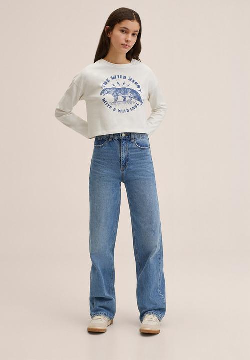 MANGO - T-shirt soul - white