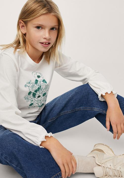 MANGO - T-shirt jolie - white